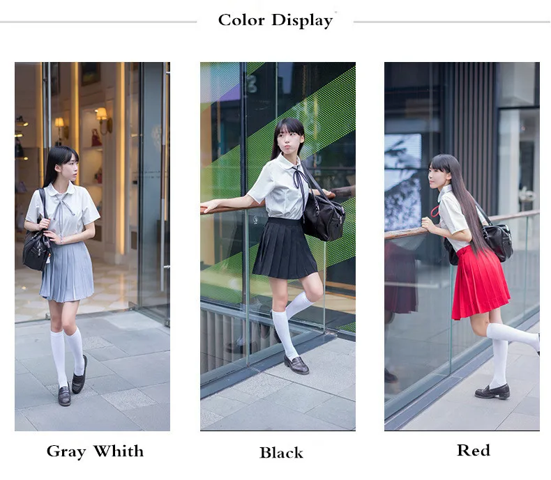 Японский костюм моряка для девочек, комплекты одежды, Becautiful Hell, школьная форма для девочек JK, одежда короткая рубашка+ юбка+ галстук+ чулки