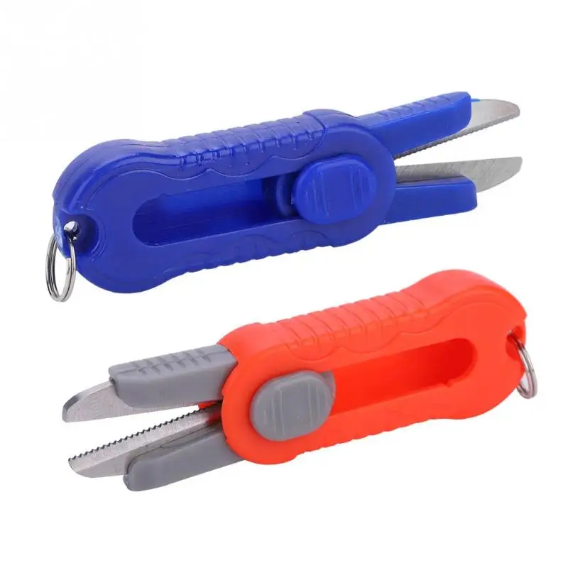 

Portable Fishing Scissors Folding Fishing Line Cutter Clipper Fishing Key Chain Scissors Line Wire Cutter Pliers Fishing Tools