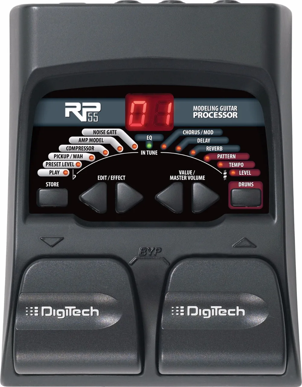 

Digitech RP55 Guitar Multi-Effects Pedal