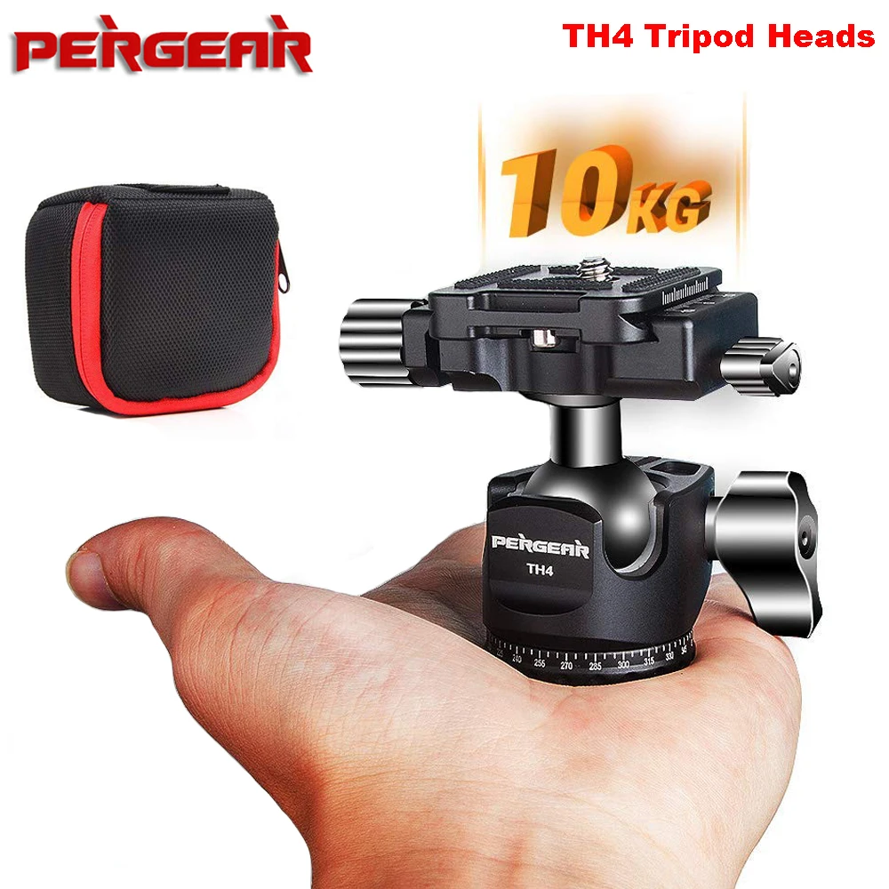 Мини шариковая головка Pergear TH4 Andoer Шариковая настольный штатив адаптер с