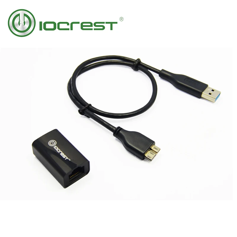 

IOCREST USB 3.0 to 10/100/1000mbps Gigabit RJ45 Ethernet LAN Network Adapter Laptop 1000M Ethernet RTL8153