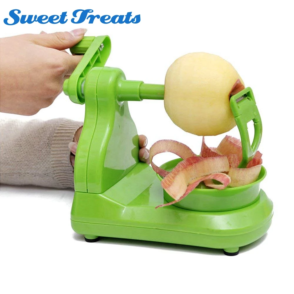 

Practical Automatic Hand Fruit Potato Peeler Sharp Blades Spiralizer Manually Apple Peeler Cutter Machine for Home Kitchen Gifts