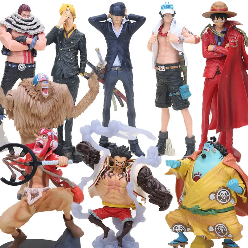 Satu Buah King Artis Monkey D Luffy Gambar Gear Keempat Luffy Usopp Koa Charlotte Katakuri Roronoa Zoro Sanji Ace Jinbe Mainan Aksi Toy Angka Aliexpress