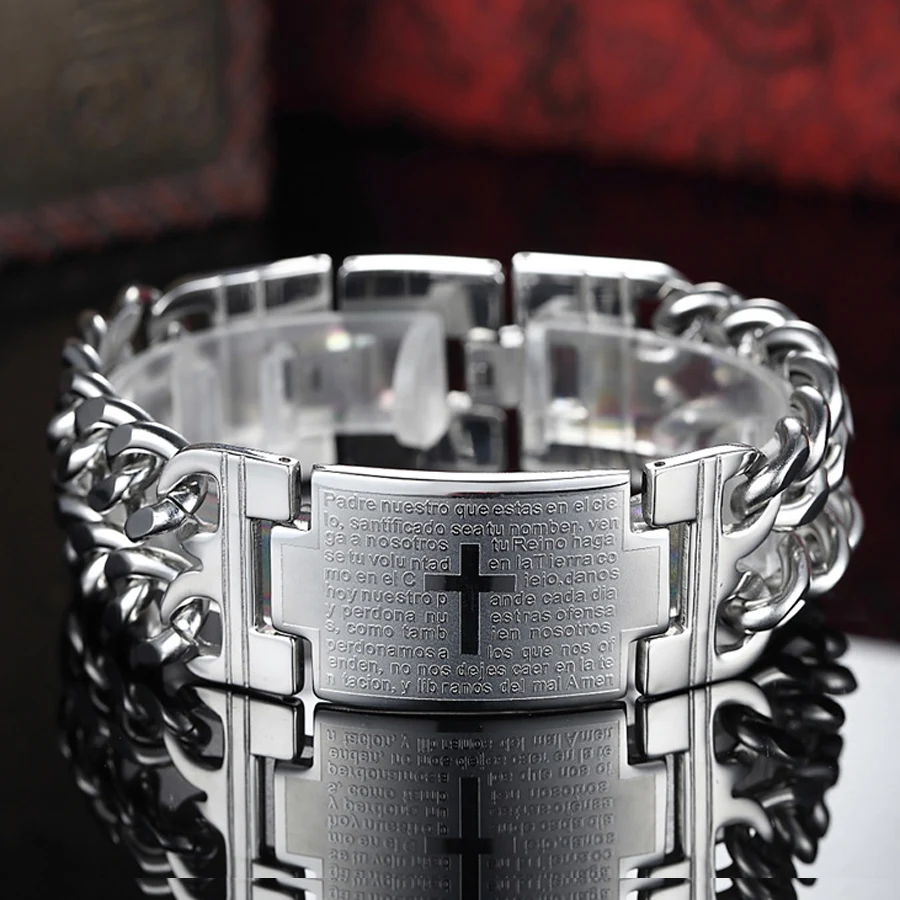 Мужской винтажный браслет из нержавеющей стали в стиле панк|steel bracelet men|stainless steel