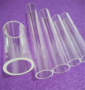 

Both ends open clear quartz tube OD25*L300mm