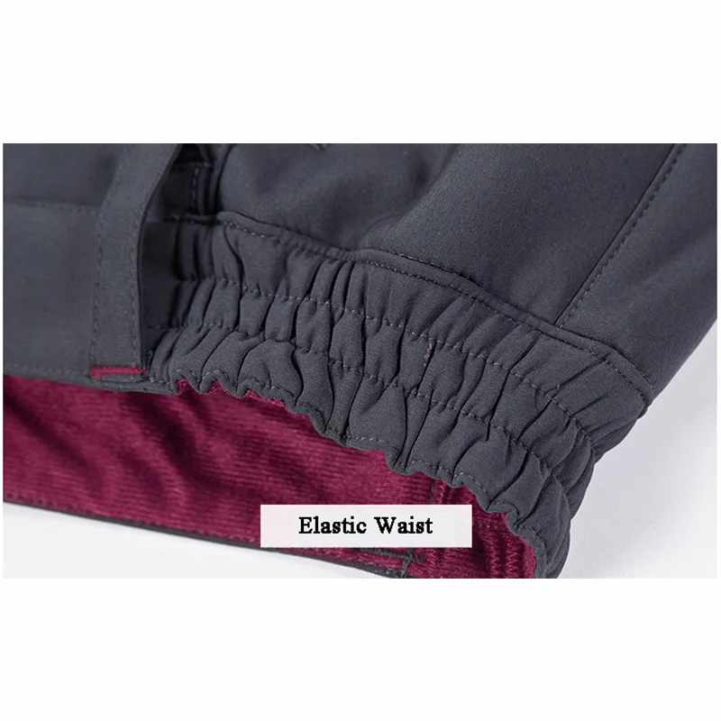 Iemuh marca m-4xl hombres de invierno cálido Softshell impermeable Pantalones deportes al aire libre fleece Pantalones trekking escalada esquí Pantalones de senderismo