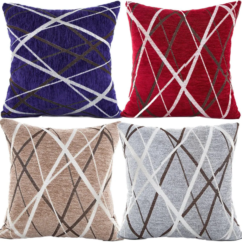

4PCS/Set Nordic Style Cushion Cover Polyester Sofa Waist Throw Pillow Case Decorative Pillowcases 45X45CM Home Decor #10