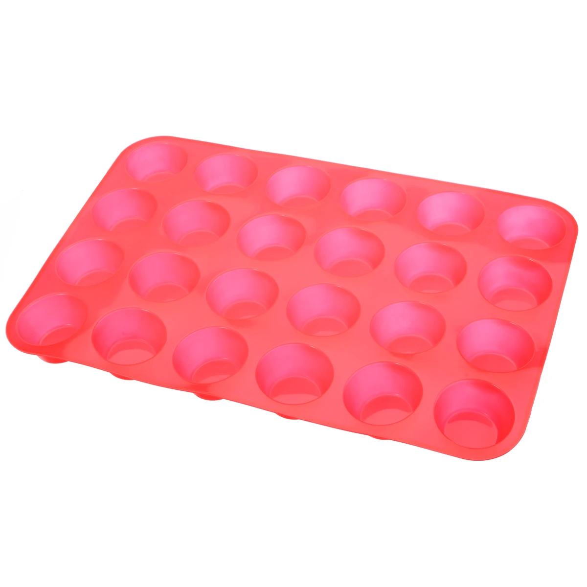 24 Cavity Muffin Cup Cake Mold Silicone Mini Donuts Soap Cookie Pan Home Made Tray Mat Baking Mould Kitchen DIY Tool