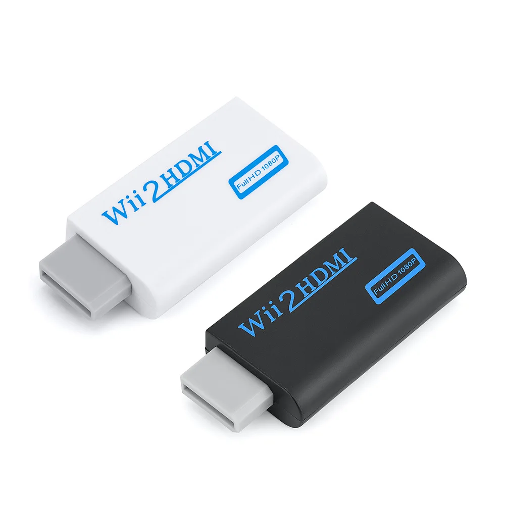50 шт./лот для Wii к HDMI 1080P конвертер Wii2HDMI адаптер 3 5 мм Аудио Видео выход Full HD