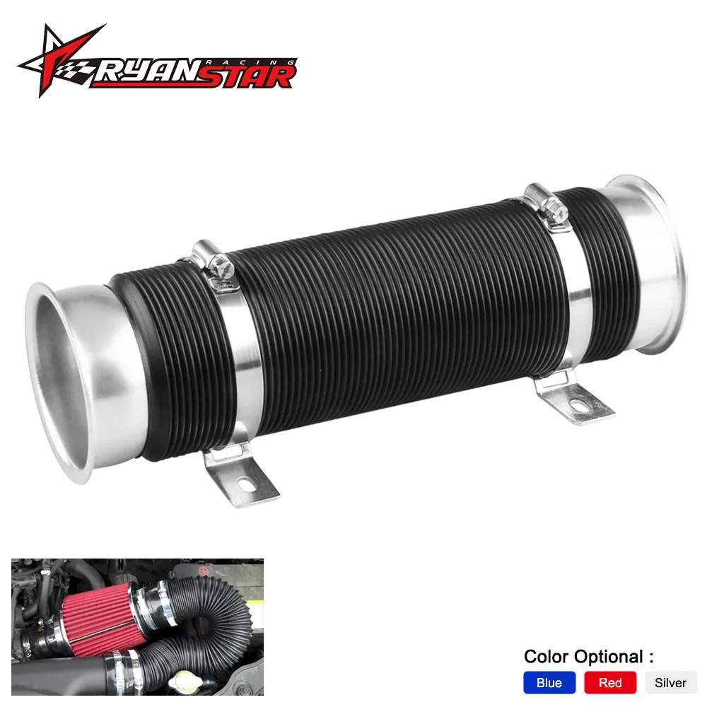 

Universal 76mm Turbo Multi Flexible Air Intake Pipe (sliver,red,blue) DP003
