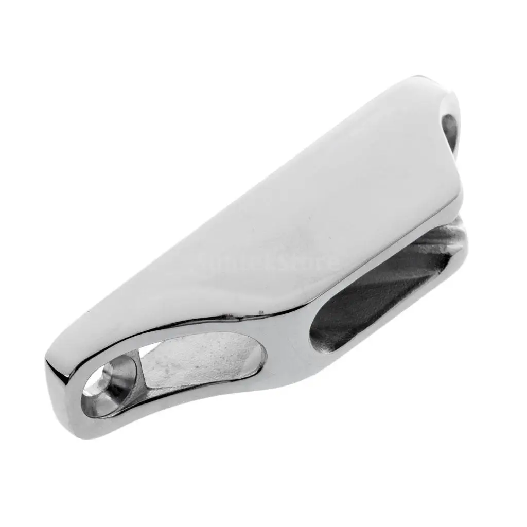 316 Stainless Steel Boat Clam Cleat Rope Cleat Jam Cleat Boat Parts Marine Hardware 81 x 18 x 23 mm