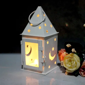 

Retro House Wrought Iron Candlestick Romantic Wedding Decor Moroccan Antique Candlesticks Candleholder