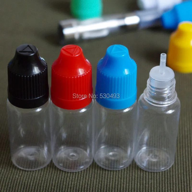 Wholesale Plastic Dropper Bottles 2500pcs/lot Empty Clear PET 10ML