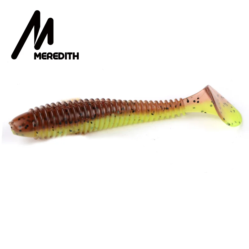 MEREDITH Fishing Lures FAT Swing Impact Swimbait  85mm55g 10pcLot Craws Soft Lures Fishing Soft Bait Bass Bait