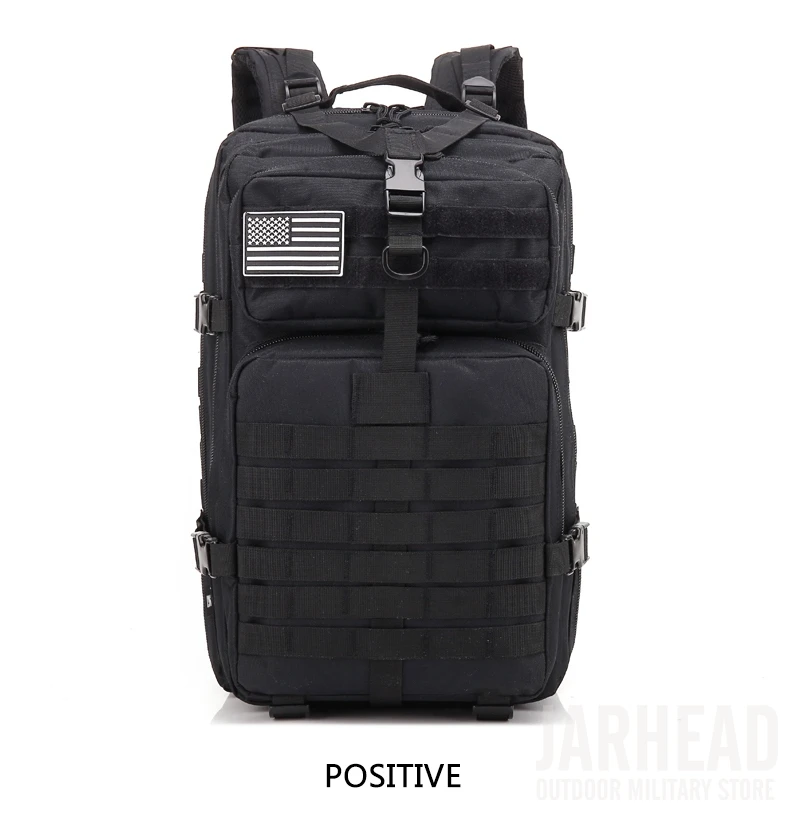 43L Военный Тактический штурмовой рюкзак, армейский 3D Водонепроницаемый рюкзак, маленький рюкзак для походов, кемпинга, охоты