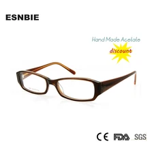 ESNBIE дешевые женские очки оправа оптические линзы ручной работы ацетат рецепт очки модные дизайнерские oculos de grau женские