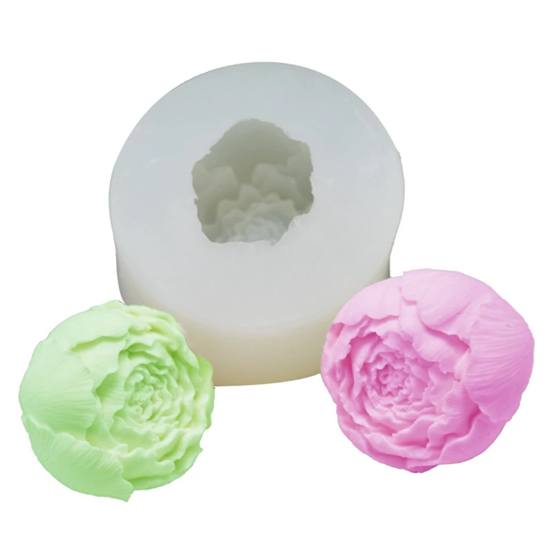 3D Rose Bud Shape Fondant Cake Silicone Mold Cookie Ice Cream Molds Biscuits Candy Chocolate Mould Baking Cake Decoration Tools