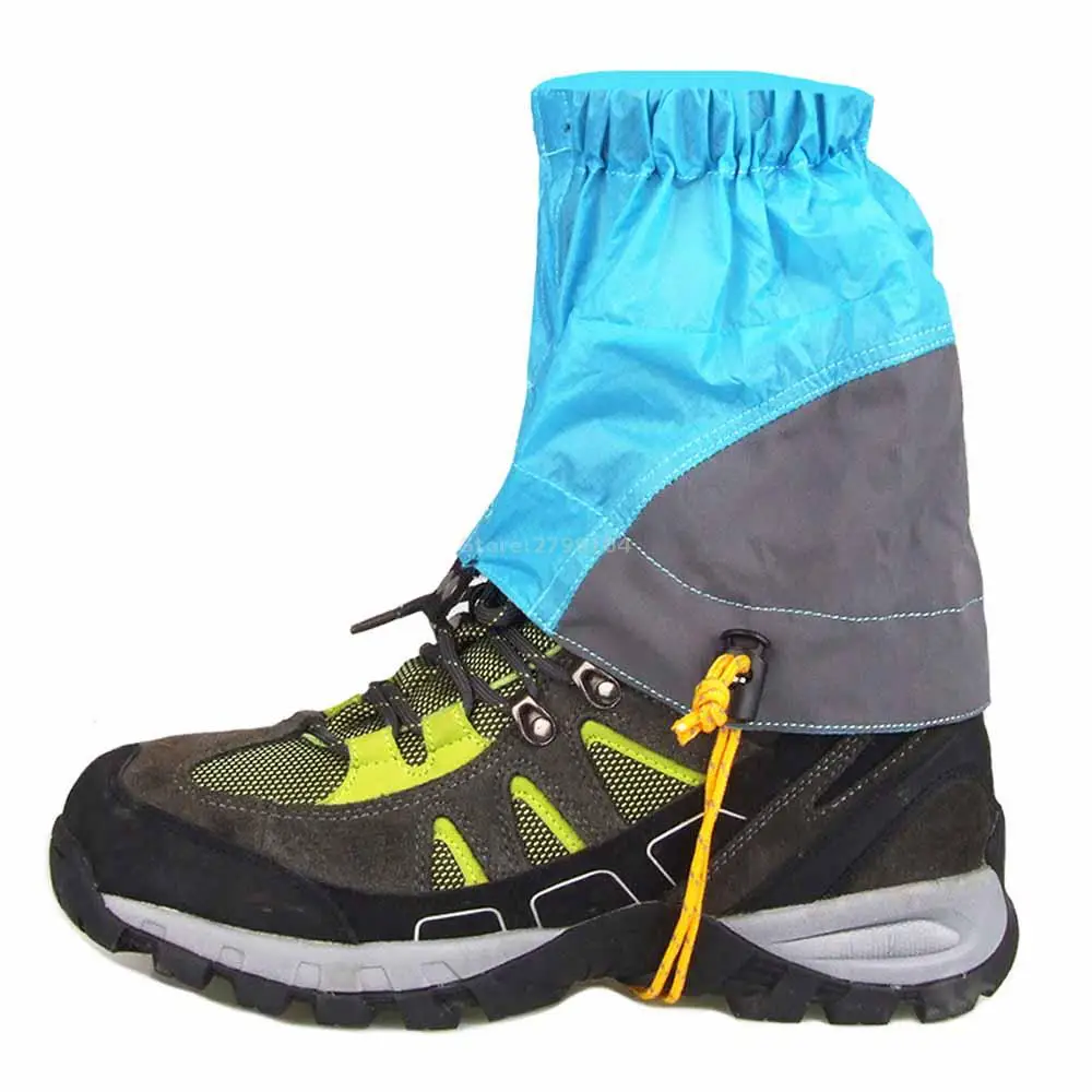 Waterproof Snow Leg Gaiters Outdoor Silicon Coated Nylon Ultralight Gaiters Leg Protection Guard Hiking Climbing Trekking