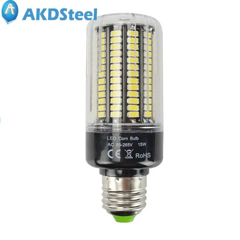 

AKDSteel 85 - 265V 1277LM E27 156 LED Energy-saving High Brightness Unique Corn Lamp Energy-saving Shockproof Retardant PC zk5