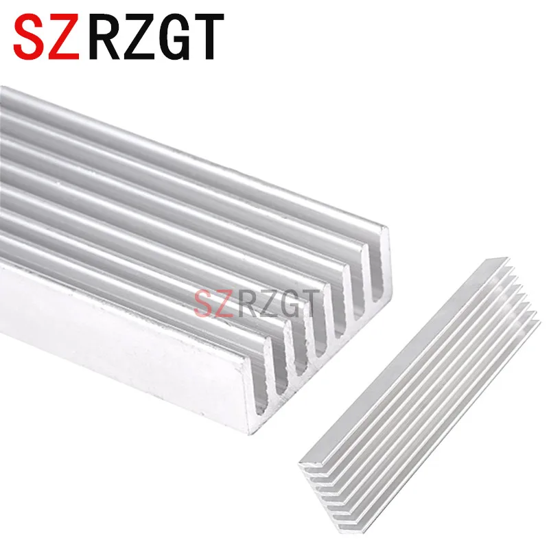 

New DIY Cooler Aluminum Heatsink Heat Sink Chip 100*25*10mm for IC LED Power Transistor