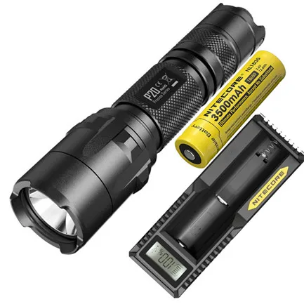 NITECORE P20 фонарь CREE XM-L2(U2) Макс. 800 люмен дальность луча 210 м двойной переключатель задний ручной фонарь для поисково-спасательных работ - Испускаемый цвет: P20 NL1835 UM10