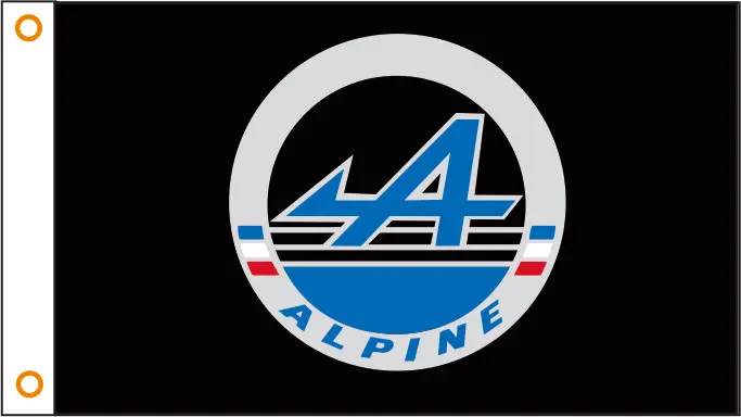 

car flag Renault Alpine Banner 3ftx5ft 100% Polyester 04
