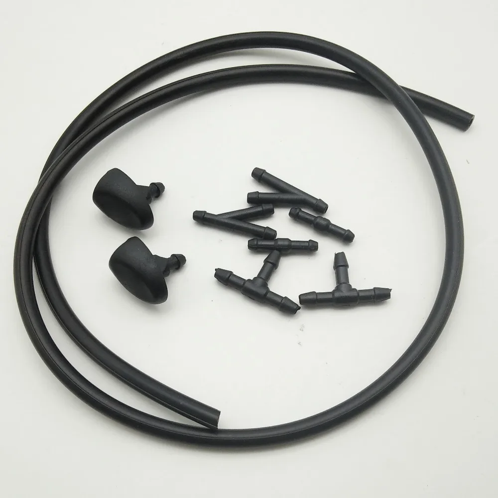 2 x Front Windscreen Water Wiper Nozzles Mist Washer Spray Jets for