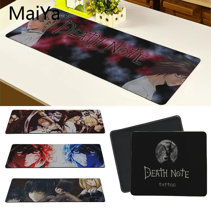 Maiya наивысшего качества аниме Death Note красивый коврик для мышки в стиле аниме большой коврик для мыши клавиатуры коврик