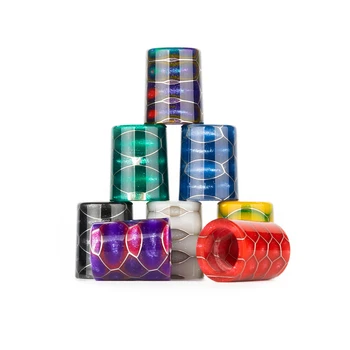 

Newest Vape drip tip REEWAPE AS221 RESIN dip tip electronic cigarette accessory food grade for vape kit For Orion DNA/Q Kit