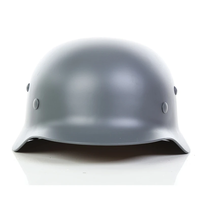 WW2 Немецкий М35 Стальной шлем/защитный шлем/2 мировой войны шлем - Цвет: GREY
