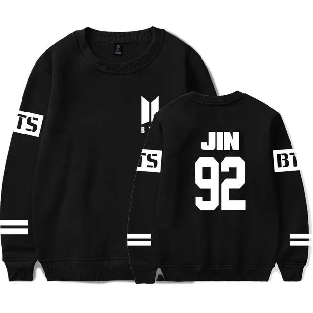 KELUOXIN Kpop BTS Jungkook J hope Jimin V Suga Hoodies Womens O Neck