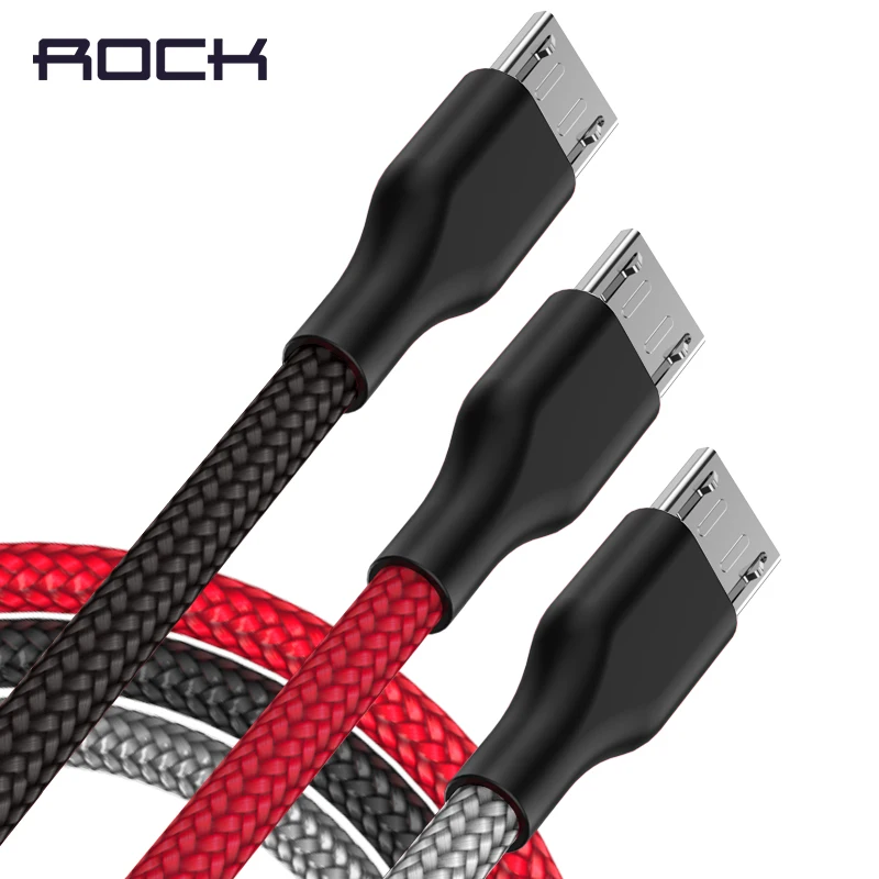 

Micro USB Cable ROCK 2A Nylon Fast Charge USB Data Cable for Samsung Xiaomi LG HTC Tablet Android Mobile Phone USB Charging Cord