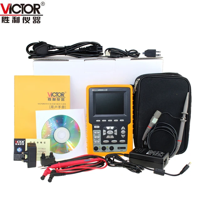 Special Price Victor VC210 Handheld Color Display High Precision Pocket Oscilloscope