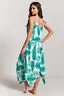 

Flower Print Women's Cover Ups Summer Chiffon Party Evening Beach Pattern Long Dress Sundress
