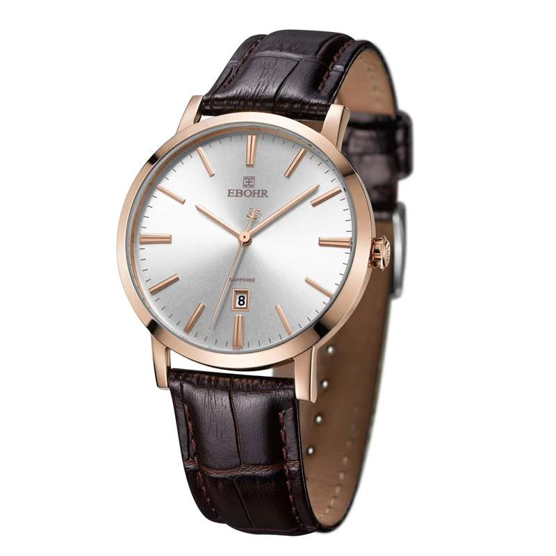 

EBOHR brand men's watch fashion men's Quartz watch bracelet casual clock gift watch luxury 2019 new style Ebohr 10890332
