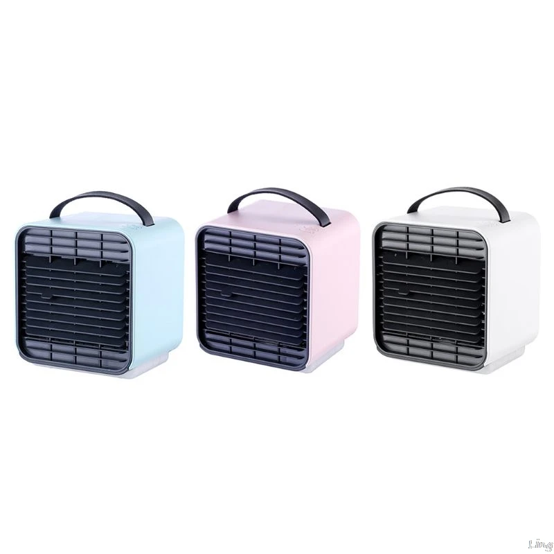 

Mini USB Portable Air Conditioner Conditioning Humidifier Purifier Air Cooler Personal Space Cooling Fan For Office Home Car