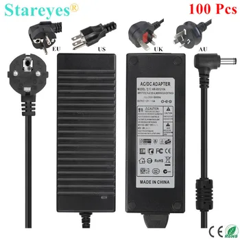 

100 Pieces AC100-240V to DC 12V 8A 10A 5.5x2.5mm Power Adapter Supply Charger Converter LED Lighting Transformers For LED Strip