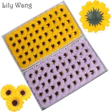 50 шт./компл. подсолнечника искусственные цветы для свадьбы мыло цветочного бутона аксессуары для украшения дома коллокации поставки цветочного магазина