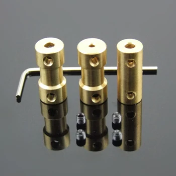 

Copper coupling joint drive parts motor connector metal model coupling aero-module accessories