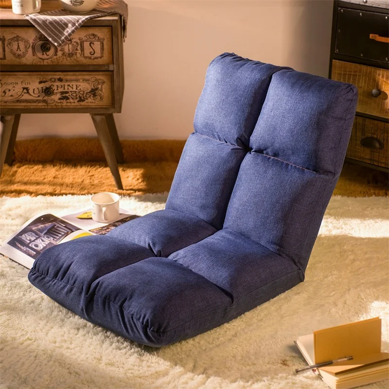  Lazy sofa tatami bed folding back single bedroom small bed room balcony net red chair