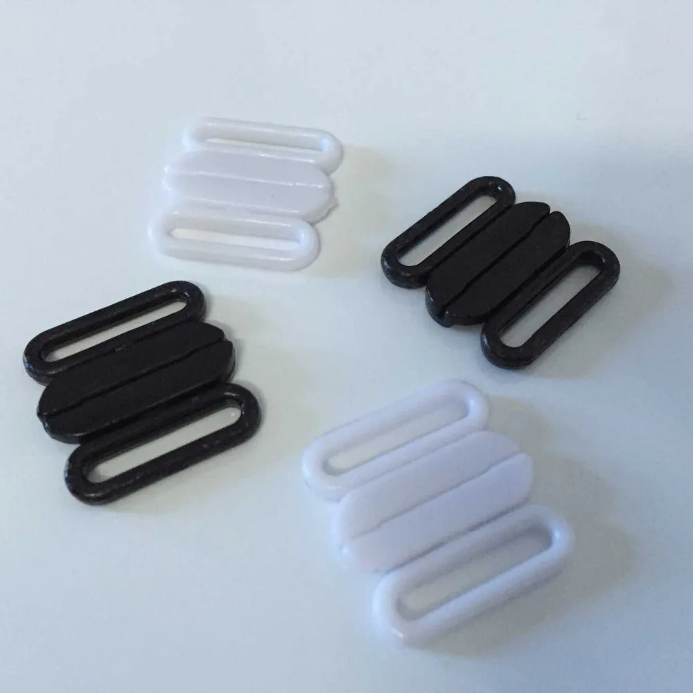 

Free shipping 60 sets / lot Plastic Bikini Bra Clip Swimwear Clickers 12mm