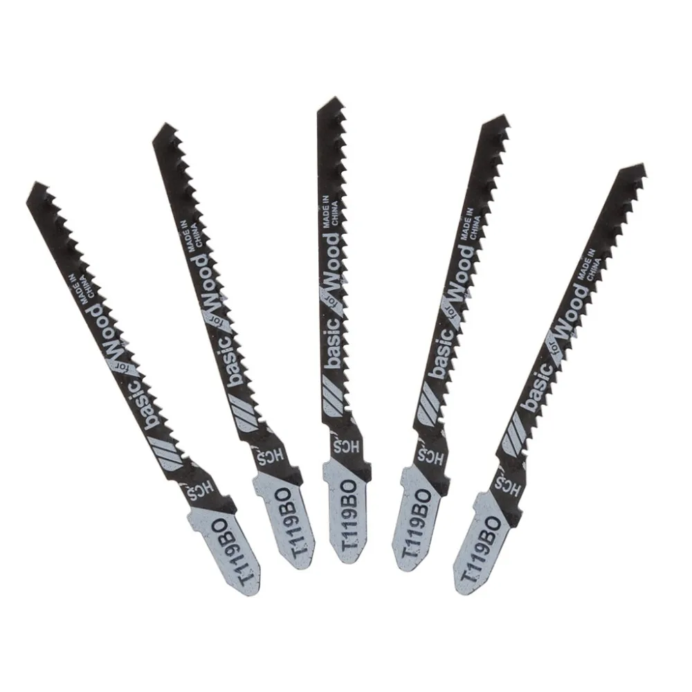 

HCS T119BO Jig Saw Blades 5 Pcs/Set Wood Fast Cutting Reciprocating Saw Blade