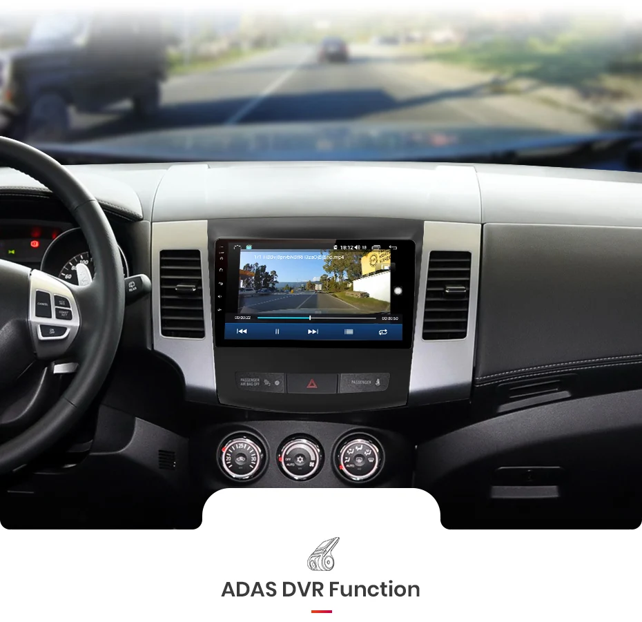 Excellent AWESAFE 2Din Headunit Android 8.1 4+64G CarPlay Radio Cassette Audio Multimedia Player For Mitsubishi Outlander xl 2 2005-2011 14