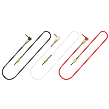 

3.5mm Gold Plated Male To Male 90 Degree Angle Audio Aux Cable For Car Stereo PC