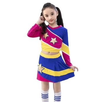 

Cheerleader Costume for Girls Male and Female Cheerleading Skirt