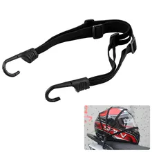 2 Hooks Elastic Rope Strap Elastic Strap Motorcycle Helmet Luggage Hook Elastic Retractable Elastic Strap simulation mask with elastic strap