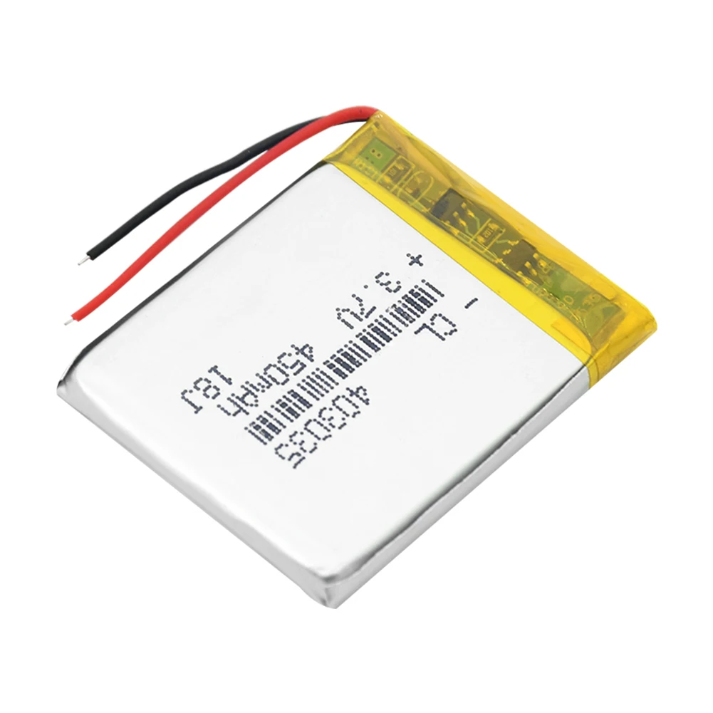 1/2/4 шт. литий-полимерный аккумулятор Li-po 3,7 V 403035 450mAh батарея для gps MP3 MP4 можно крепить любые приспособления: PDA часы BT Динамик 3,7 вольт Перезаряжаемые литий Батарея