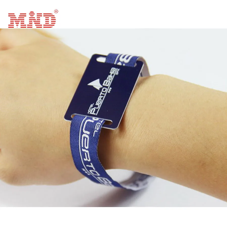 Цветные 125 кГц Rfid нейлоновые тканые идентификационные карты EM Card RFID браслеты и