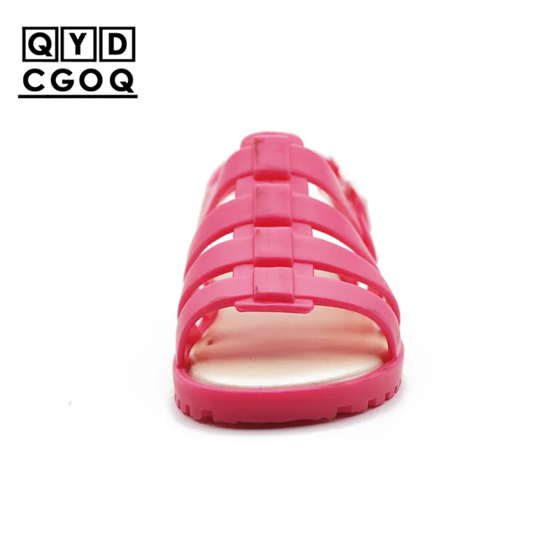 Классические римские сандалии для девочек Mini Melissa новинка 2019 Желейная обувь