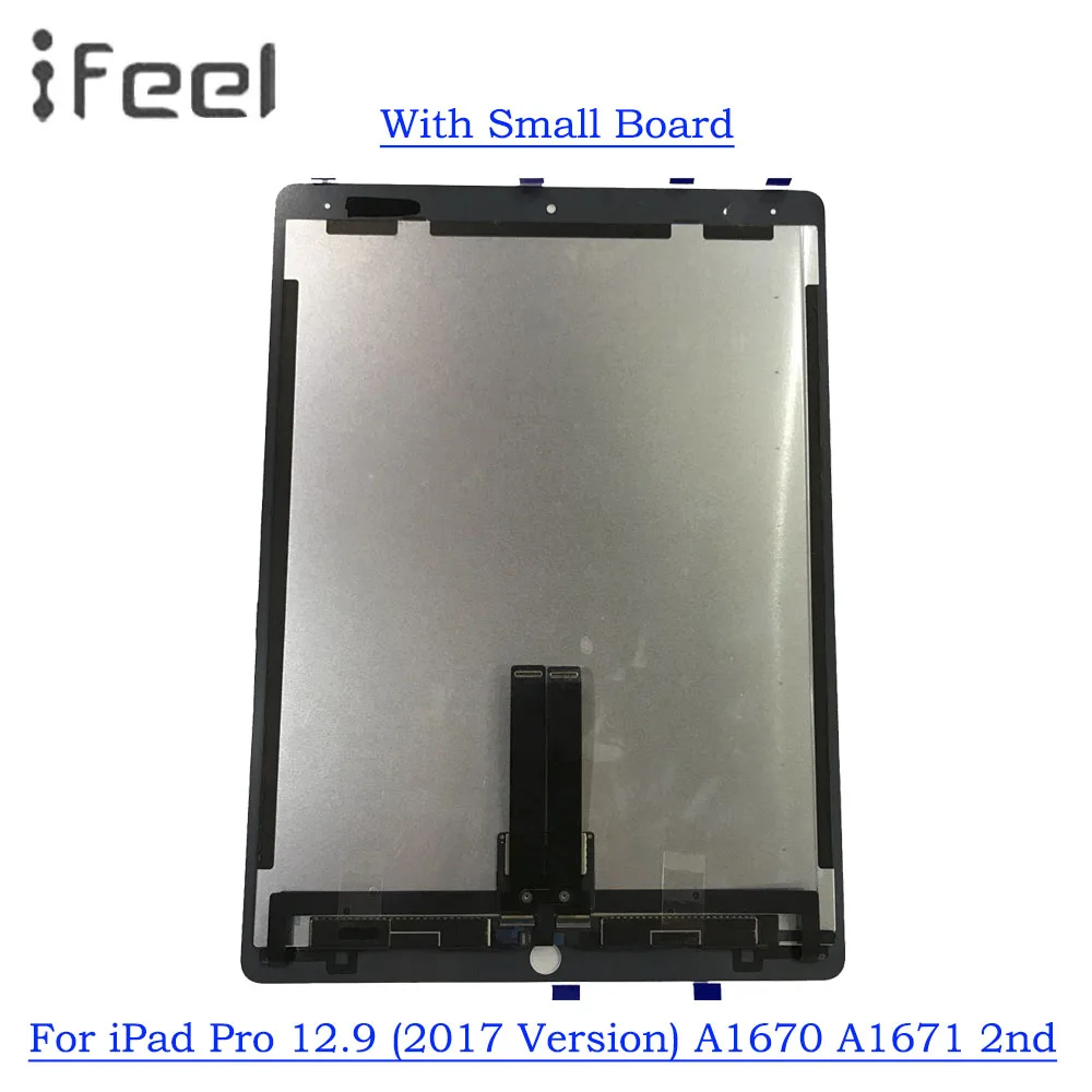 Для iPad Pro 12,9 (версия 2017) A1670 A1671 2nd ЖК дисплей сенсорный экран планшета панель сборки с небольшой доска